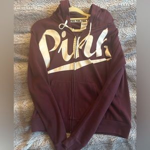 Maroon PINK hoodie